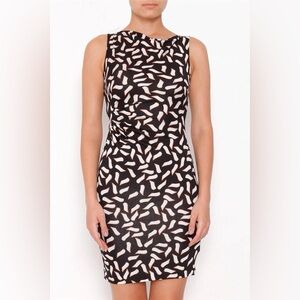 Diane von Furstenberg Glasmary Mini Dress in Snake Flutter Print – Size 6